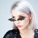 Unisex Personality bat sunglasses for men and women trend colorful street sunglasses cross-border sunglasses_maomaolike.com