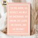 Inspirational Quote Painting Poster, Soft Pink Minimalist Typographic Poster, Positive Inclusive Message Creates Warm Atmosphere, Ideal For Office_maomaolike.com