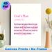 Bible Verse God's Plan Painting Poster, Soft Pink Typographic Scripture Poster, Inspirational Spiritual Message Suitable For Bedroom, Living Room Or_maomaolike.com