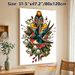 Swallow & Lily Of The Valley Painting Poster, Vibrant Vintage Tattoo Style Poster, Eye-catching Artistic Decor Suitable For Living Room, Bedroom And_maomaolike.com