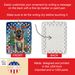 Mastiff Christmas Reindeer Porcelain Ornament Christmas Tree Hanging Decorations For Home Christmas Holiday, Rectangle, Gift, Multicolor_maomaolike.com