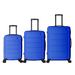 Luggage Sets ABS Hardshell 3pcs Luggage, Lightweight Durable Suitcase Sets Spinner Wheels Suitcase 20''24''28'' (BLUE)_maomaolike.com