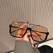 Unisex Women's sunglasses Trendy square frame large frame sunglasses women's UV protection face small makeup glasses_maomaolike.com