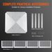 VEVOR Chimney Cap, 17 X 17 Inch, 304 Stainless Steel Fireplace Chimney Cover, Not Easily Toppled & Practical Accessories & Easy Installation, Fits Mesh Flue Covers Outside Clay Flue Shingles, Silver_maomaolike.com