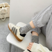 Fashionable Autumn And Winter Ins Trendy Cream Rolled Edge Polka Dot Pure Cotton Breathable Mid Tube Socks Artistic Socks_maomaolike.com