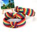 Moon Rainbow Pattern Fabric Headband Knot Printing Female Headband Red Yellow Blue Green Orange Pattern Headband_maomaolike.com
