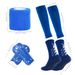 adult men and women non slip glue football socks combination set leg guards socks straps_maomaolike.com