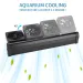 1/2/3/4/5/6 Aquarium Fish Tank Fan 8 Speeds Adjustable Temperature Control Fan Tank Cooling Aquarium Fan Water Cooling Mute_maomaolike.com