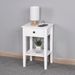 Wooden Nightstand With A Drawer,Storage End Table For Bedroom,Bathroom,Livingroom_maomaolike.com