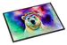 Hippie Animal Polar Bear Doormat Front Door Mat Indoor Outdoor Rugs For Entryway, Non Slip Washable Low Pile, 24H X 36W_maomaolike.com