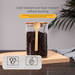 Japanese Style Square Coffee Bean Tea Glass Sealed Kitchen Supplies Food Storage Jar With Wooden Spoon_maomaolike.com