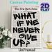 Inspirational Slogan Painting Poster, Vintage Newspaper-style Poster, Motivational "What If I Never Give Up?" Design, Suitable Decor For Home Office_maomaolike.com