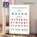 Vowels & Consonants Painting Poster, Color-coded Educational English Phonics Poster, Assists With Learning Alphabet Categories And Word Structures_maomaolike.com