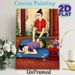 Thai Massage Themed Painting Poster, Vibrant Traditional Style Poster, Showcasing A Soothing Massage Scene, Delivers Tranquil Atmosphere Perfect For_maomaolike.com