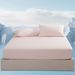 Summer New High Weight Solid Color Cool Silky Mattress Cover Pillowcase Set_maomaolike.com