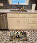 Basenji Fall Kitchen Pumpkins Memory Foam Kitchen Mat Machine Washable Anti-Fatigue Mat Cushion Comfort Bath Mat Or Kitchen Rug_maomaolike.com