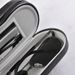 Unisex Two pairs of metal leather myopia frame glasses box multifunctional storage double-layer mirror box_maomaolike.com
