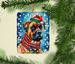 Boxer Christmas Porcelain Ornament Christmas Tree Hanging Decorations For Home Christmas Holiday, Rectangle, Gift, Multicolor_maomaolike.com