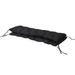 Outsunny Tufted Bench Cushions For Outdoor Furniture, 3-Seater Replacement For Swing Chair, Patio Sofa/Couch, Overstuffed, Includes Backrest, Black_maomaolike.com