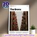 New York The Bronx Urban Architecture Painting Poster, Vintage-toned Brick Building Streetscape Poster, Showcases Iconic Bronx Neighborhood Character_maomaolike.com