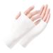 New mittens summer sunscreen gloves ice silk half-finger outdoor travel riding anti-ultraviolet manicure thin gloves_maomaolike.com