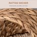 PawHut Handwoven Elevated Cat Bed With Soft Cushion & Cat Egg Chair Shape, Cat Basket Bed Kitty House With Stand, Raised Wicker Cat Bed For Indoor Cats, 23.5" H, Brown_maomaolike.com
