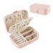Single-layer Storage For Necklaces, Earrings, Rings, PU Portable Jewelry Box, Home Accessory Box_maomaolike.com