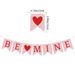 Festive & Party Supplies Valentine's Day Wedding Proposal Background Decoration Pull Flag Pull Flower Spiral Hanging Ornaments Set BE MINE Love Banner_maomaolike.com