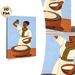 Ethnic Woman Making Traditional Food Painting Poster, Warm-toned Flat Illustration Poster, Cultural Art Decor Suitable For Home And Dining Room_maomaolike.com