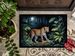 Leopard Nighttime In The Jungle Doormat Front Door Mat Indoor Outdoor Rugs For Entryway, Non Slip Washable Low Pile, 24H X 36W_maomaolike.com