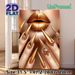 Golden Glam Lips & Stiletto Nails Painting Poster, Luxurious Shimmering Metallic Golden Design Poster, Eye-catching Glamorous Decor Ideal For Beauty_maomaolike.com