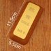 Extra Large No. 8 Alloy Bar Gold Brick Feng Shui Ornament Solid Home Worship Craft Exhibition Hall Sample Wholesale_maomaolike.com