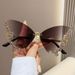 Unisex Fashion Round Diamond Studded Sunglasses Sun Protection Sunglasses Outdoor Rhinestone Glasses_maomaolike.com