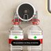 No-Drill Mouthwash Cup Toothpaste Wall-Mounted Bathroom Storage Box Electric Toothbrush Holder Wholesale_maomaolike.com