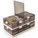 High Quality 2 Pack Stackable Storage Containers Rolling Plastic Storage Bins_maomaolike.com