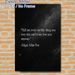 Edgar Allan Poe Quote Painting Poster, Minimalist Monochrome Typographic Poster, Thought-provoking Literary Quote Decor For Bedroom, Study Or Living_maomaolike.com