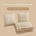 Cross-Border E-commerce New Bubble Bunny Plush Milk Velvet Pillow Back Seat Cushion Manufacturer Direct Wholesale_maomaolike.com