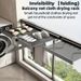 Compact Design Space-Saving Invisible Folding Balcony Net Cloth Drying Rack_maomaolike.com