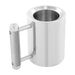 Sports Theme 300ml Capacity Heavy-Duty Stainless Steel Cup, Minimalist Style 18lbs Dumbbell Fitness Mug With Textured_maomaolike.com