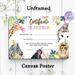 Jungle Animal Adoption Certificate Painting Poster, Watercolor Playful Party Jungle Animals Poster, Formal Yet Cheerful Adoption Documentation Ideal_maomaolike.com