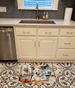 Great Pyrenees The Chef Memory Foam Kitchen Mat Machine Washable Anti-Fatigue Mat Cushion Comfort Bath Mat Or Kitchen Rug_maomaolike.com