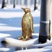 Little Penguin Brass Cute Childlike Tea Pet Decoration Copper Sculpture Handheld Craft Collectible Small Ornament_maomaolike.com