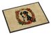 Greater Swiss Mountain Dog Christmas Flowers Doormat Front Door Mat Indoor Outdoor Rugs For Entryway, Non Slip Washable Low Pile, 24H X 36W_maomaolike.com