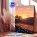 Barcelona Tennis Stadium Painting Poster, Warm-toned Minimalist Sunset Tennis Arena Poster, Atmospheric Sports Venue Decor Ideal For Living Room_maomaolike.com