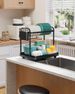 Sakugi 2-Tier Dish Drying Rack - Stainless Steel Dish Rack With Cutlery & Utensil Holders For Kitchen Counter, Sink Organization And Storage_maomaolike.com