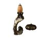 Creative Leaf Ornament Solid Vintage Lotus Pond Frog Artistic Holder Indoor Tea Ceremony Backflow Incense_maomaolike.com