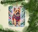 Australian Terrier Christmas Porcelain Ornament Christmas Tree Hanging Decorations For Home Christmas Holiday, Rectangle, Gift, Multicolor_maomaolike.com
