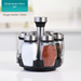 Spice Box Set Seasoning Jar Kitchen Household Creative Rotating Seasoning Bottle Spice Box Glass Seasoning Bottle Jar_maomaolike.com