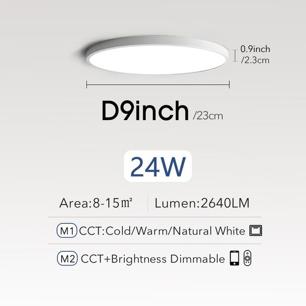 YCDC Smart Led Light 0.9-inch Indoor Bedroom Large Ceiling Light Modern Ceiling Lamp Ultra-thin Led Ceiling Light For Room_maomaolike.com
