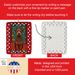 Irish Terrier Holiday Christmas Porcelain Ornament Christmas Tree Hanging Decorations For Home Christmas Holiday, Rectangle, Gift, Multicolor_maomaolike.com